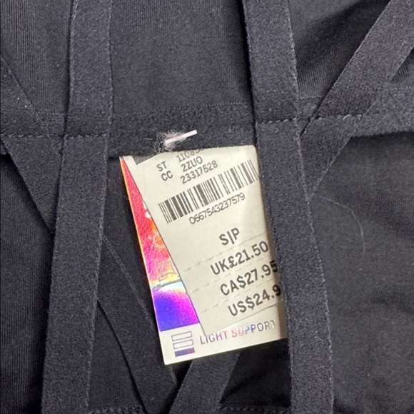 Victoria Secret Pink Ultimate Unlined Sports Bra Size Small Black - Picture 3 of 4